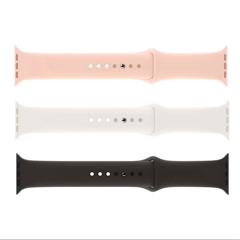 🆕 Soft Silicone Sport Bands for Apple Watch*